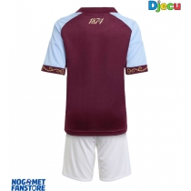 Aston Villa Domaci Dres za djecu 2025-26 Kratak Rukav (+ Kratke hlače)